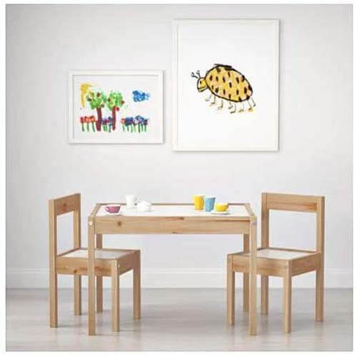 IKEA Children's Kids Table & 2 Chairs Set Furniture - Best Kids Table and Chair Sets