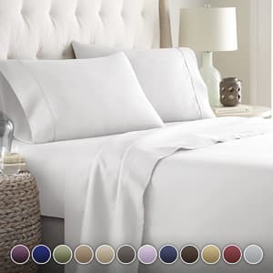 HC Collection Bed Sheets Set, HOTEL LUXURY Platinum Collection 1800 Series Bedding Set
