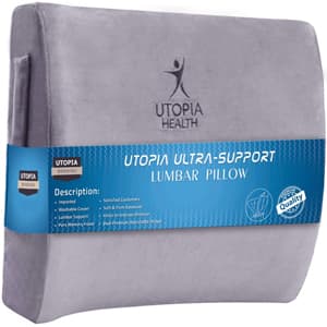 Super Comfortable and Supportive – Memory Foam Back Pillow, Lumbar Pillow – Utopia Bedding