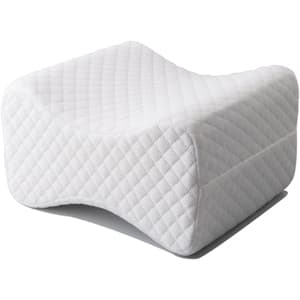Tebery Luxury Wedge Contour Memory Foam Knee Pillow With Breathable Cover - Best Leg Pillows