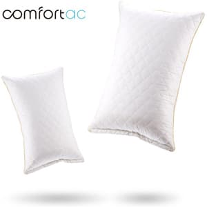 Shredded Memory Foam Pillow by Comfortac (Queen) - Best Bed Pillows