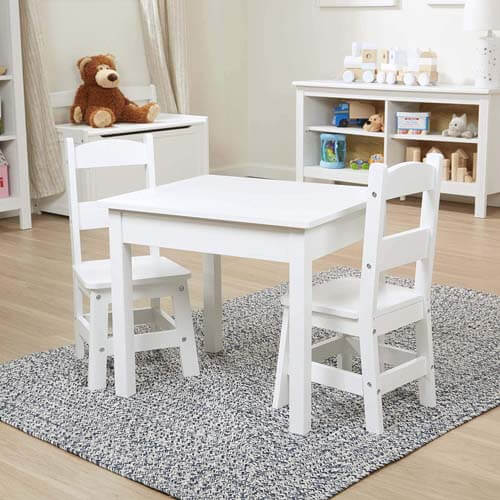 Melissa & Doug Table & Chair 3-Piece - Best Kids Table and Chair 