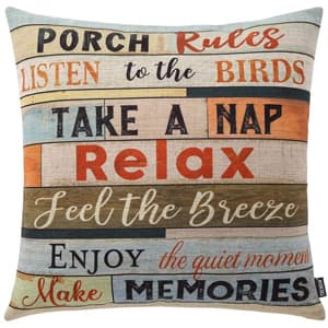 Cotton Linen Square Pillow Case