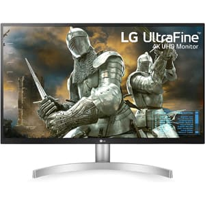 LG 27UL500-W 27-Inch UHD (3840 x 2160) IPS Monitor with Radeon Freesync Technology and HDR10, White - Best Budget 4K Monitors